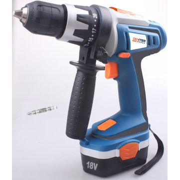 Cordless impact drill DEXTER POWER 18V 2 bat Ni-Mh 1.5Ah