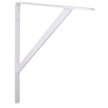Heavy Duty Stayed Bracket White 300X350mm