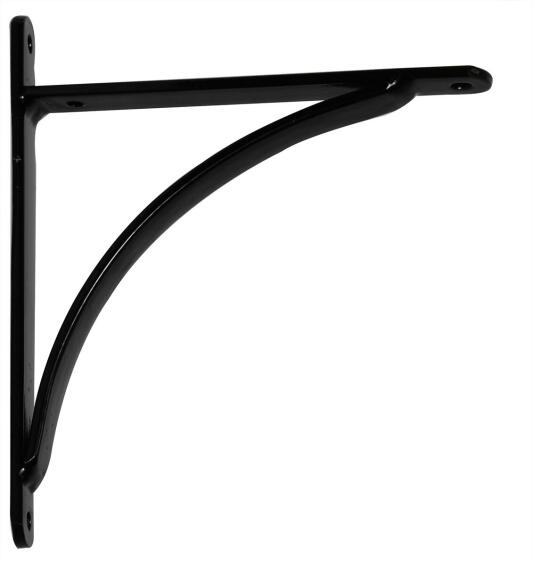 Heavy Duty Stayed Bracket Black