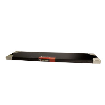 black mdf shelf 895x195mm with brackets & screws