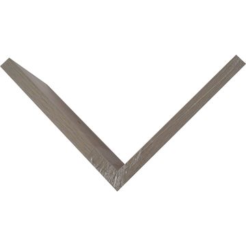 V shaped floating shelf oak