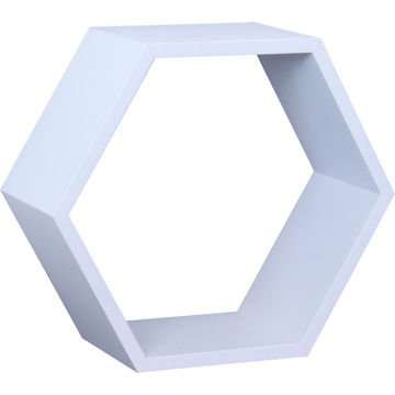 Dsx Shelf Hexagon Shaped White W27xD12xh27cm