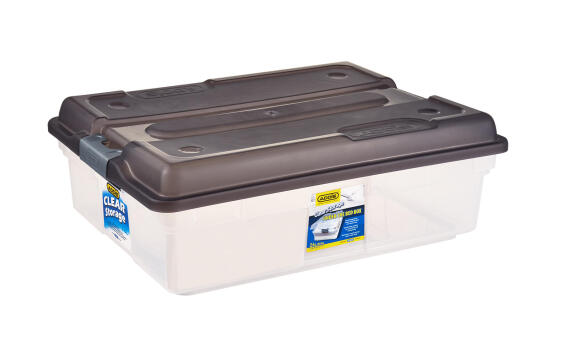 26L Clear Storage Box Smokey Addis