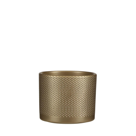 Pot, Ceramic Pot, Era Round Gold, FIRST DUTCH, 17.5CM