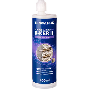 Chemical anchor hybrid resin flooded holes 400ml rawlplug