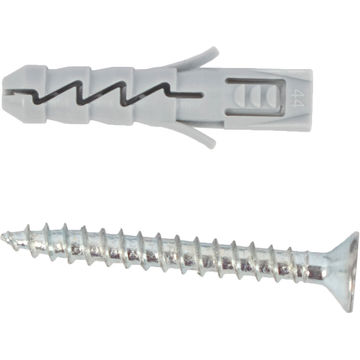 Fix expansion plugs and screws solid walls tub 100pc rawlplug