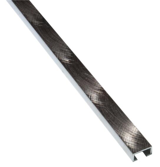 Listello Aluminium Brushed Bronze 8mm (2.5m)