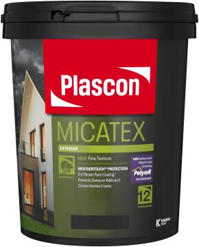 Plascon Micatex Exterior Paint Matt Textured White Sand 20L