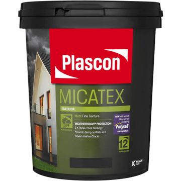 Plascon Micatex Matt Textured Exterior Paint Karoo Dawn 20L