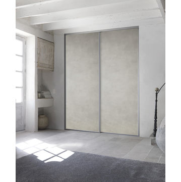 Wardrobe sliding door mineral canvas h250xw92cm