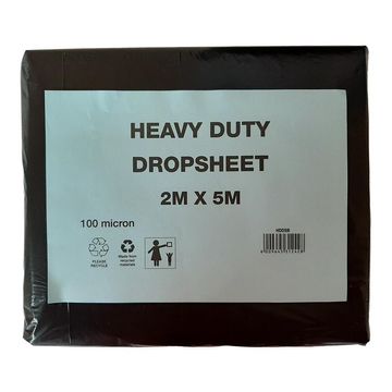 Drop Sheet Hearvy Duty Plastic K&K 2mx5m 100 Micron