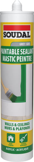 Sealant Paintable Acrylic SOUDAL White 270ml