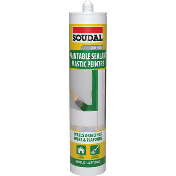 Sealant Paintable Acrylic SOUDAL White 270ml