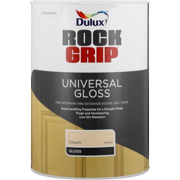  Dulux Rockgrip Universal Gloss Paint Cream 5L