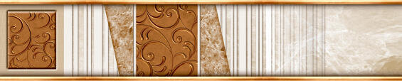 Listello Ceramic Tile Pasito Rust 6x30cm
