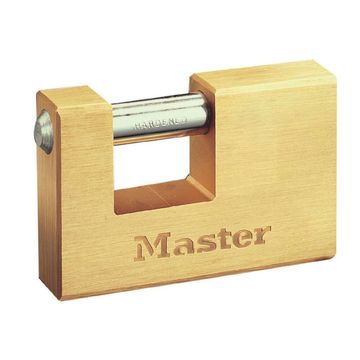 Padlock insurance brass 76mm master lock