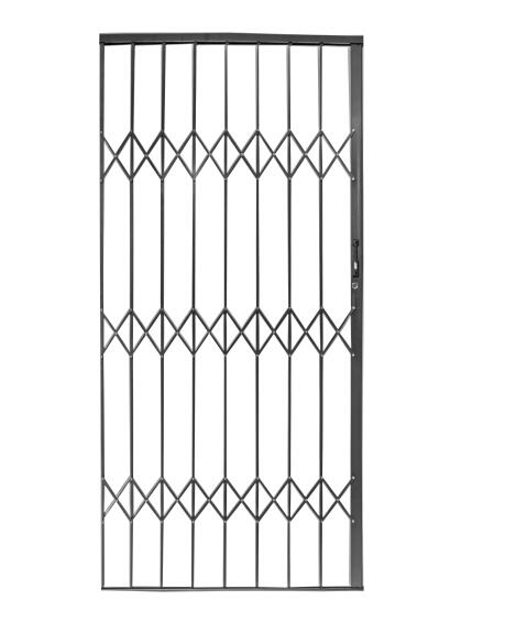 Aluminium trellis gate 2400x2100mm charcoal armourdoor