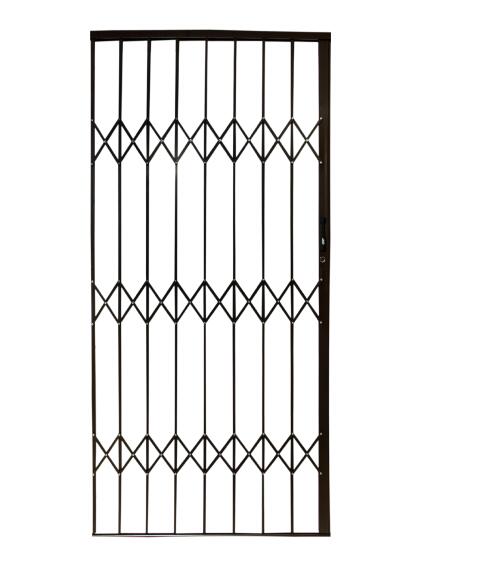 Security Trellis Gate Armourdoor Aluminum 1800X2100 Bronze