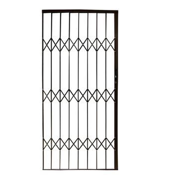 Security Trellis Gate Armourdoor Aluminum 1800X2100 Bronze
