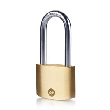 Padlock brass ls 50mm yale