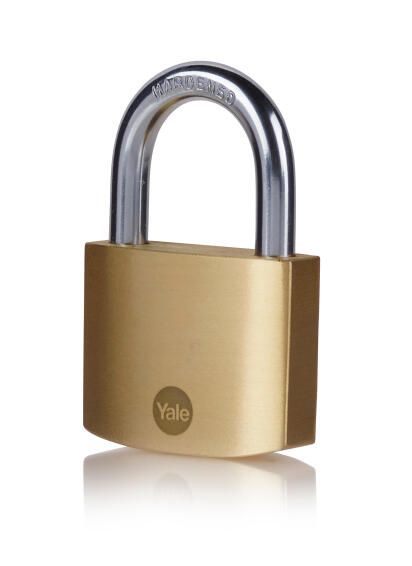 Padlock brass 50mm yale