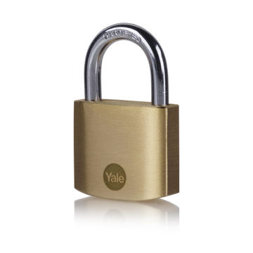 Padlock brass 40mm yale