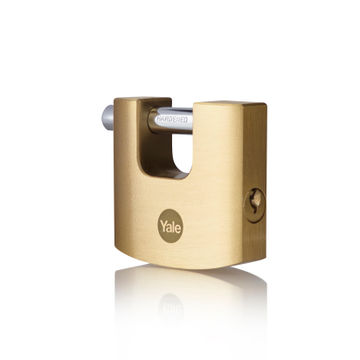Shutter padlock solid brass body 50mm yale
