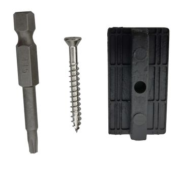 NATERIAL 100 PLASTIC CLIPS 100 SCREWS