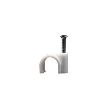 CABLE CLIP 8MM ROUND 20 PACK