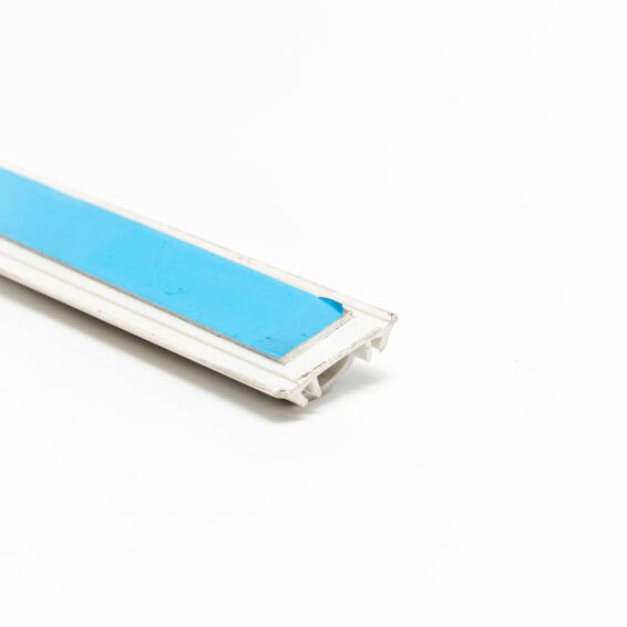 TRUNKING HALF MOON 25X8MM WHITE PVC