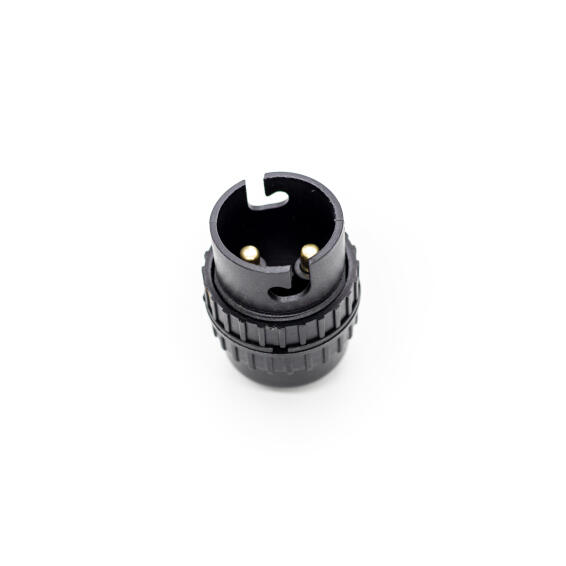 LAMPHOLDER NYLON 10MM BLACK BC P/P