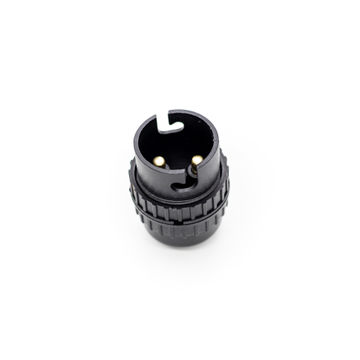 LAMPHOLDER NYLON 10MM BLACK BC P/P