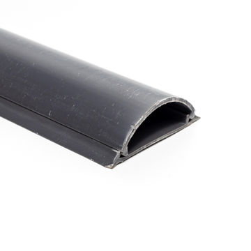 TRUNKING HALF MOON 70X20MM GREY PVC
