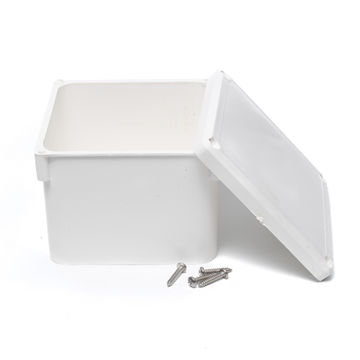 W/PROOF BOX PVC 100X100X77MM