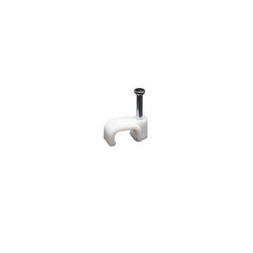 CABLE CLIP 10.5MM FLAT 50 PACK