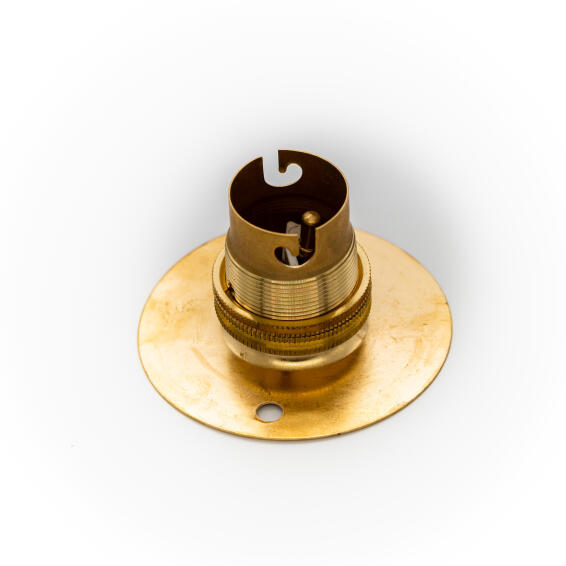 LAMPHOLDER BRASS BATTEN 50MM BC P/P