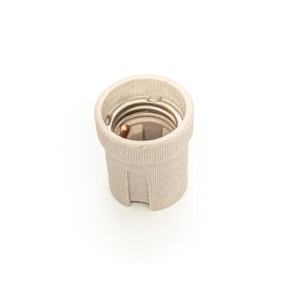 LAMPHOLDER PORCELAIN UNSKIRTED ES P/P