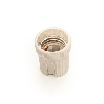 LAMPHOLDER PORCELAIN UNSKIRTED ES P/P