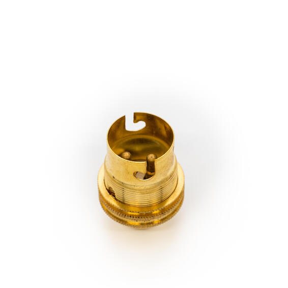 LAMPHOLDER BRASS 10MM BC P/P