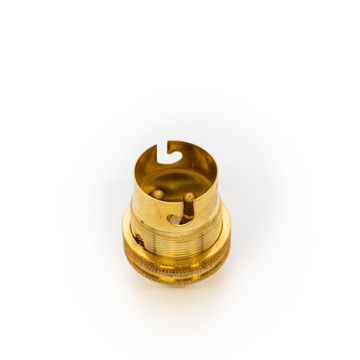 LAMPHOLDER BRASS 10MM BC P/P