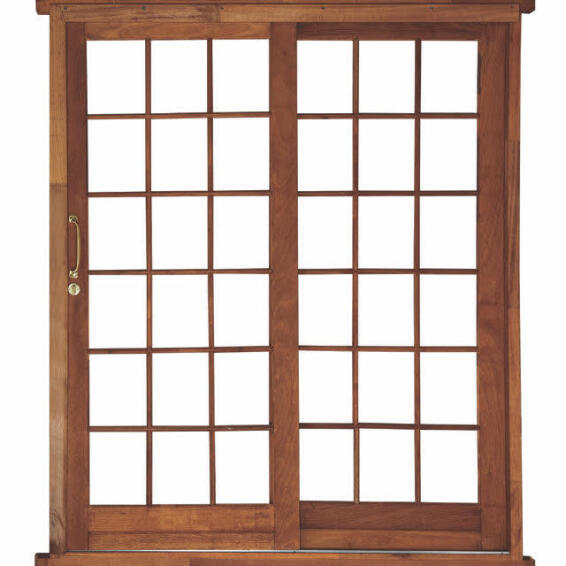 Sliding Door Hardwood Cottage Pane-w1800xh2100mm