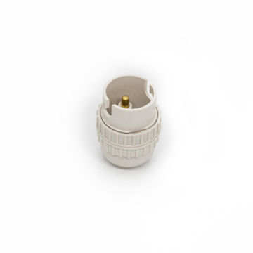 LAMPHOLDER NYLON10MM WHITE BC 5m
