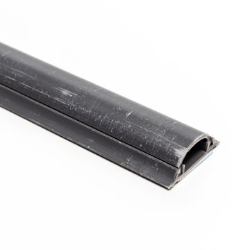 TRUNKING HALF MOON 35X10MM GREY PVC