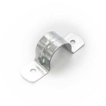 SADDLES GALVANISED STEEL 25MM 10 PACK