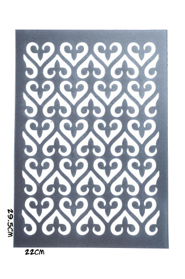 Stencils Granny B's Heart Geometric