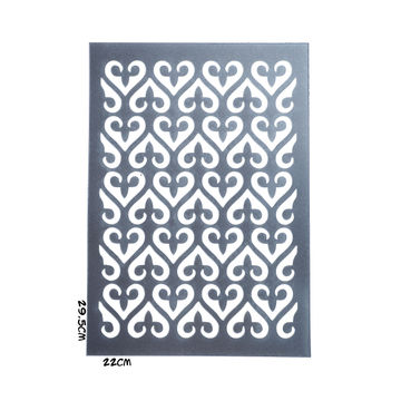 Stencils Granny B's Heart Geometric