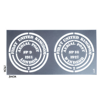 Granny B's Stencils Postage Marks London 