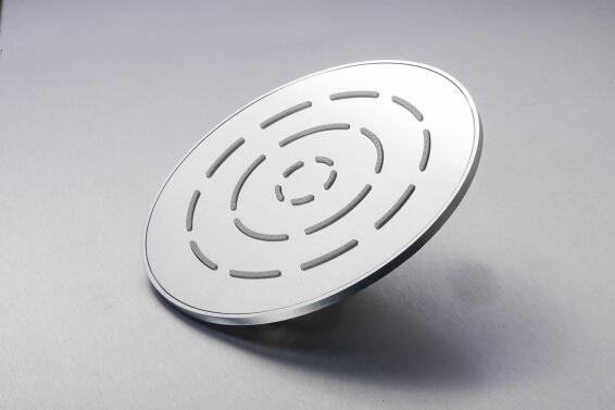 Gio Round Stainless Steel Slim Shower Head 8 Inch 