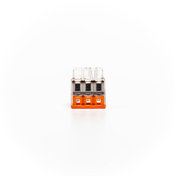 CONNECTOR WIRE PUSH IN 3 WAY 10 PACK