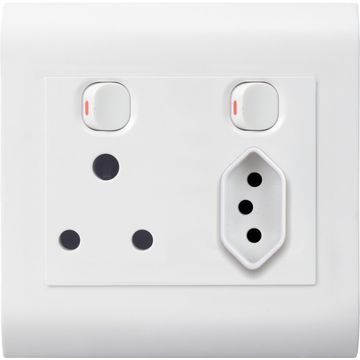 Socket LESCO 1x3 & 1x2 pin 4x4 white